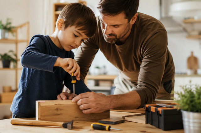 Coinvolgere i bambini nei piccoli lavori di casa in sicurezza